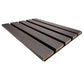 Rovere Black Premium Acoustic Wood Wall Panel Sample - Tuda Grass