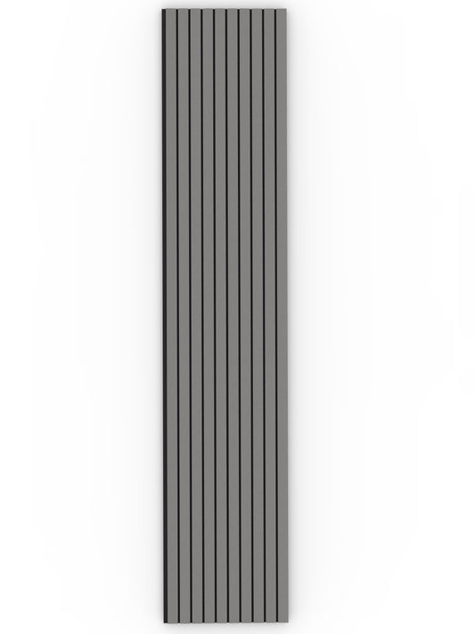 Grey Acoustic Wood Wall Panel Wide Slat Series 2 Sample