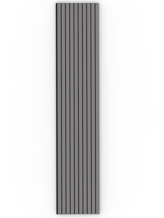 Grey Acoustic Wood Wall Panel Wide Slat Series 2 Sample