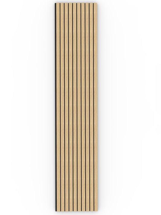 Oak Acoustic Wood Wall Panel Wide Slat Series 2 Sample