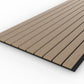 Walnut Acoustic Wood Wall Panel Wide Slat Series 2 Sample