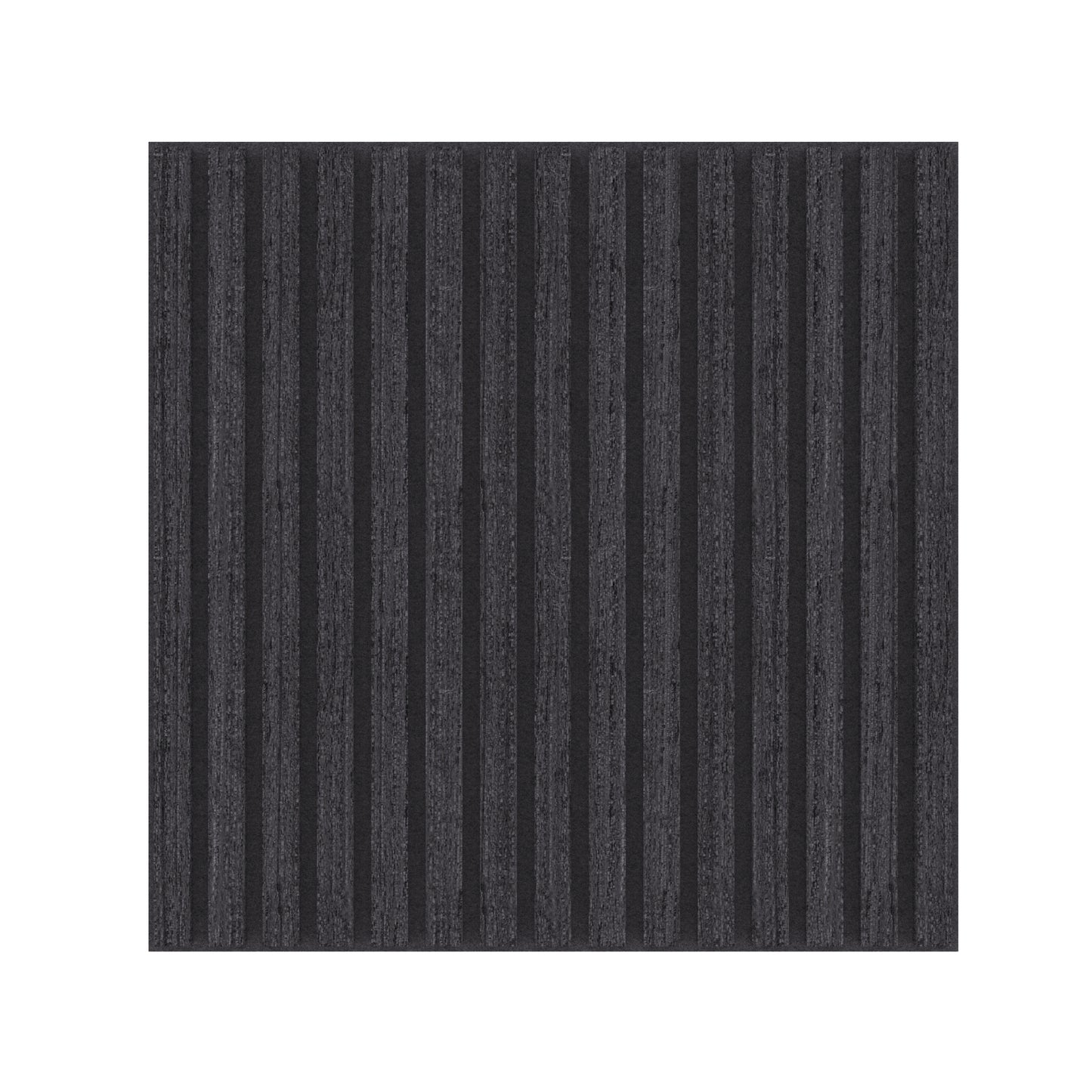 Black Acoustic Wood Wall Panel Tiles Series 1 - 60x60cm (4 Pack)