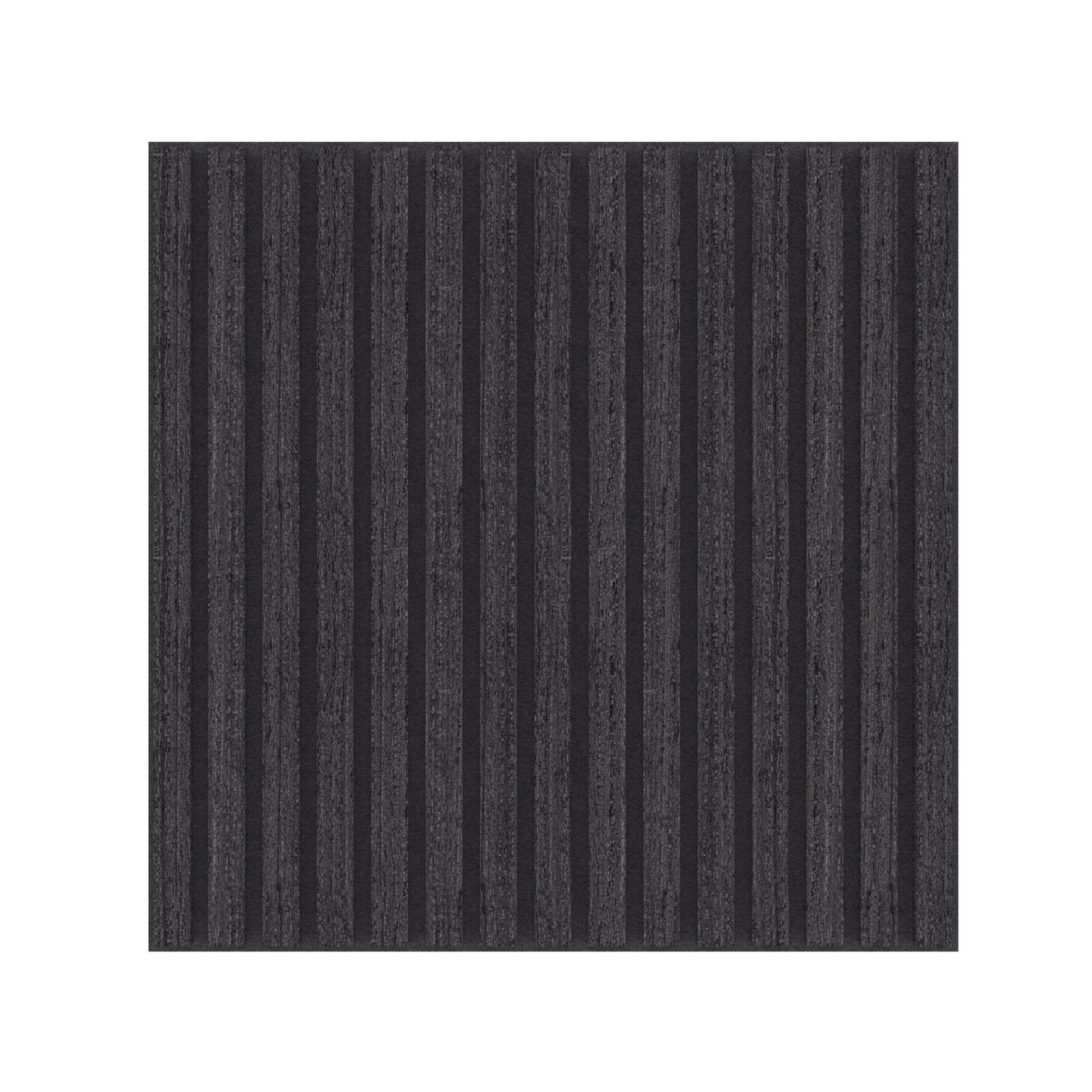 Black Acoustic Wood Wall Panel Tiles Series 1 - 60x60cm (4 Pack)