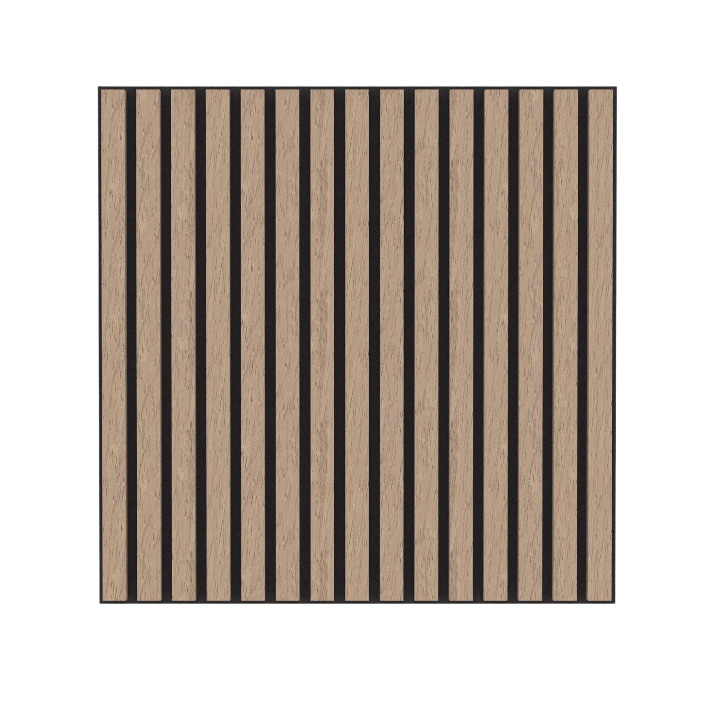 Walnut Acoustic Wood Wall Panel Tiles Series 1 - 60x60cm (4 Pack)