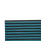 Blue Velour Acoustic Panel Curved Slat Sample - Tuda Grass