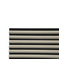 Cream Velour Acoustic Panel Curved Slat Sample - Tuda Grass
