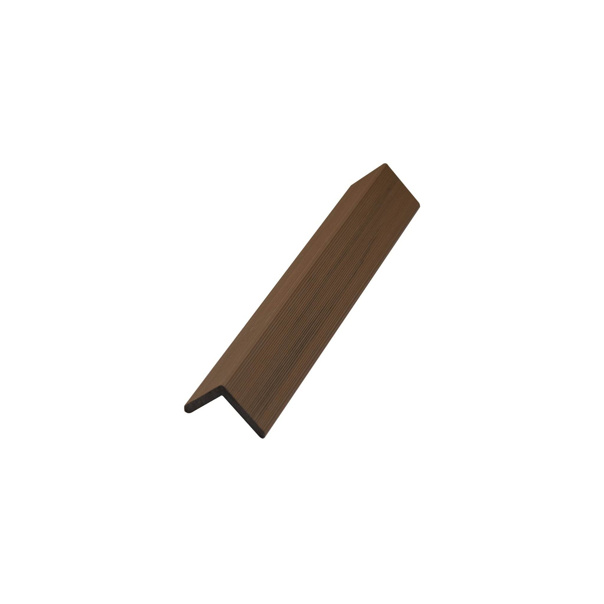 Co-Extrusion L Trim 3.66m - Teak - Tuda Grass