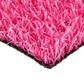 Crazy Colours Pink 24mm Artificial Grass Sample