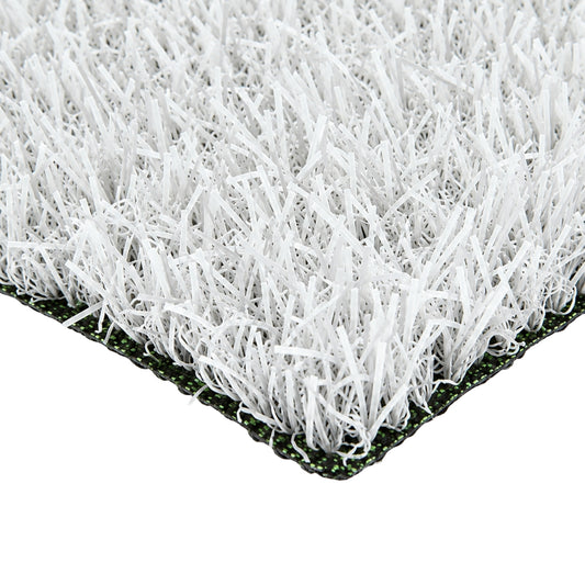 Crazy Colours White 24mm Artificial Grass