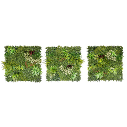 Enchanted Eden - Artificial Living Wall 1m x 1m - Pack of 3