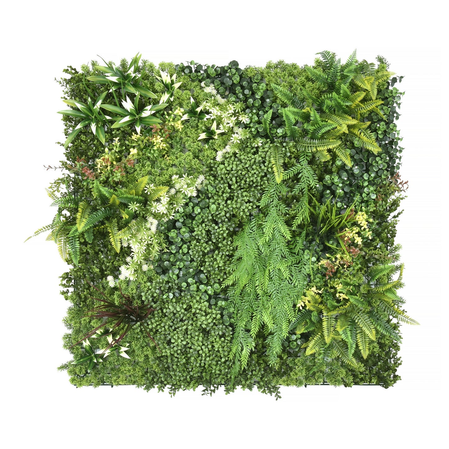Evergreen Harmony - Artificial Living Wall 1m x 1m - Pack of 3