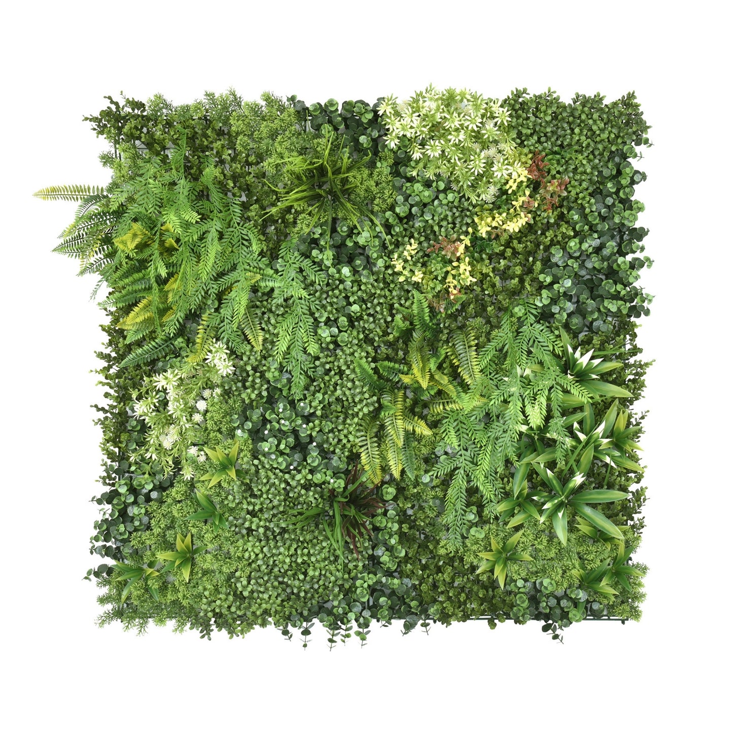 Evergreen Harmony - Artificial Living Wall 1m x 1m - Pack of 3