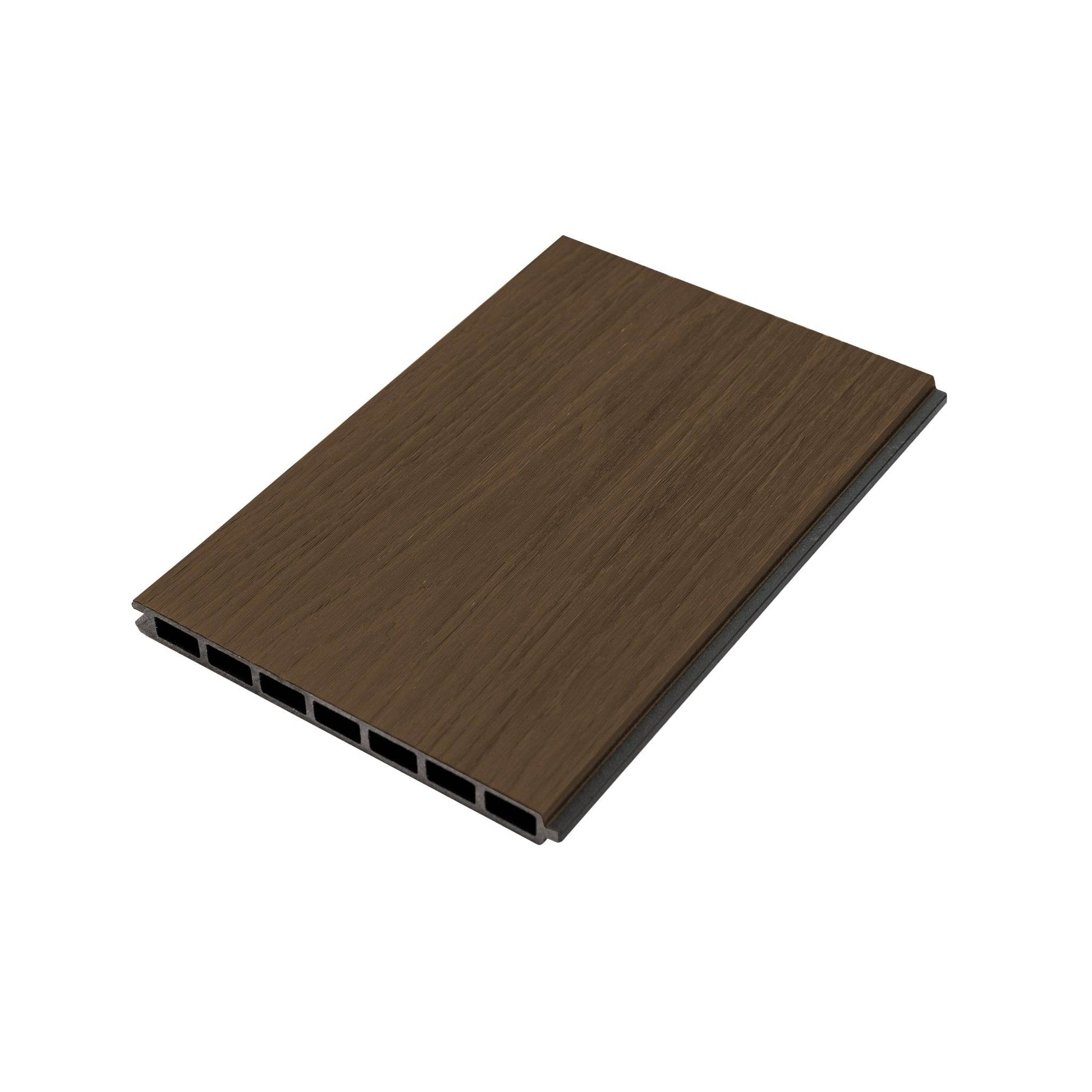 Co-Extrusion Composite Flat Fencing Teak 20.7cm - Sample - Tuda Grass