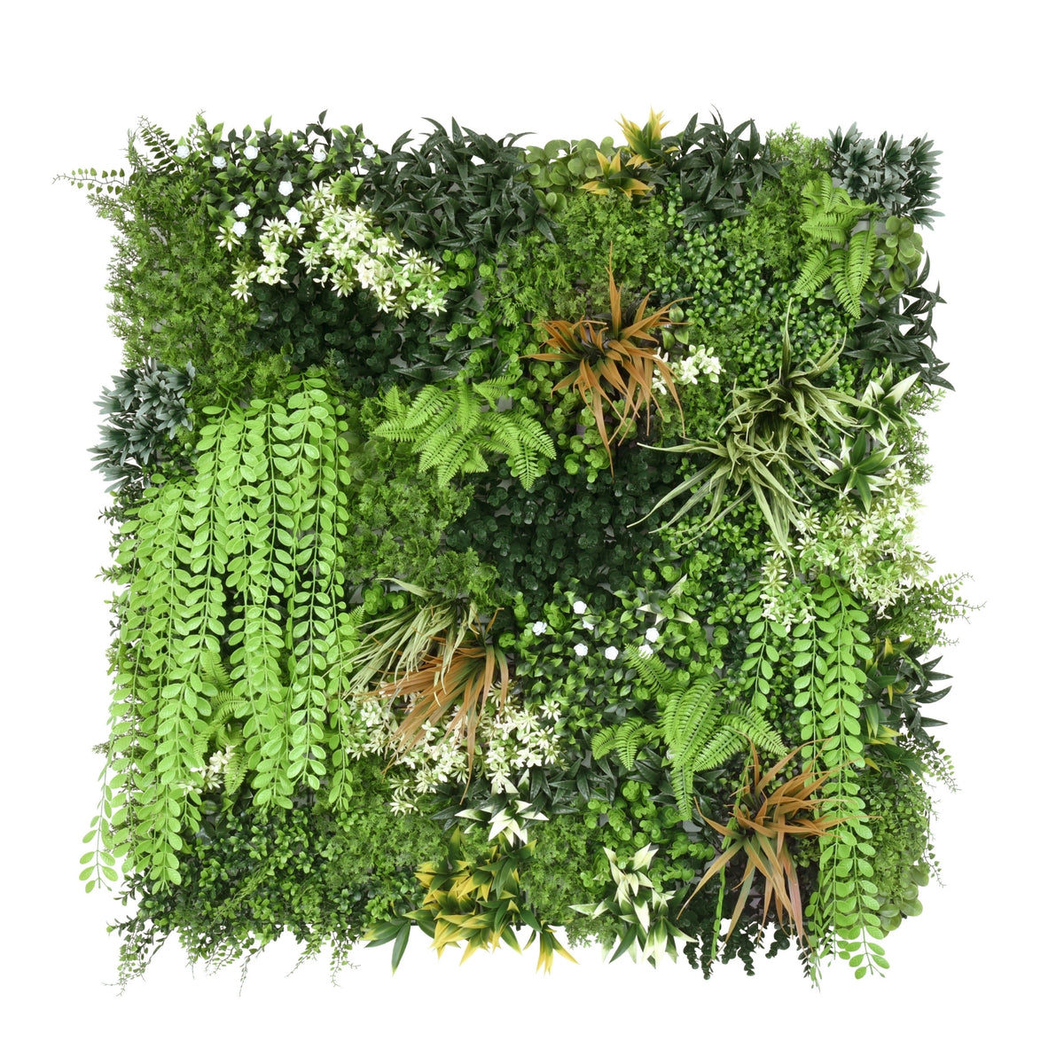 Midsummer Cascade Artificial Living Wall - 1m x 1m
