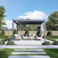 Tuda Aluminium Pergola 4m x 4m