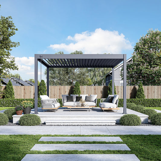 Tuda Aluminium Pergola 4m x 4m