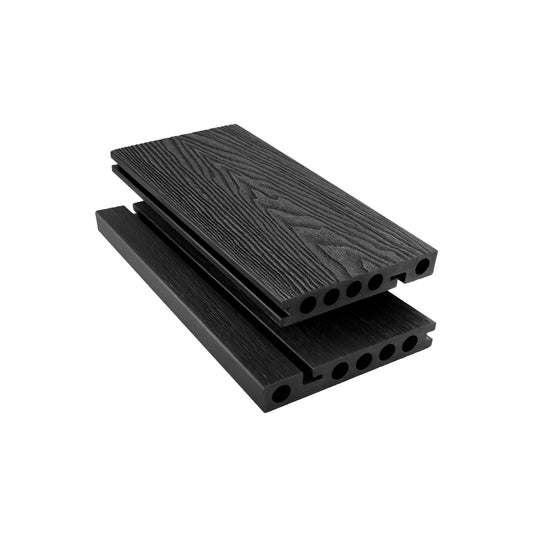 Premium Co-Extrusion Woodgrain Bullnose Boards 3.6m - Charcoal