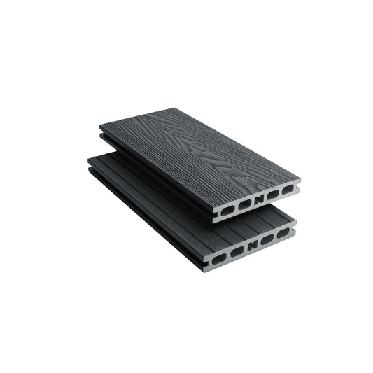 Premium Co-Extrusion Woodgrain Decking Board Sample - Grey Ash