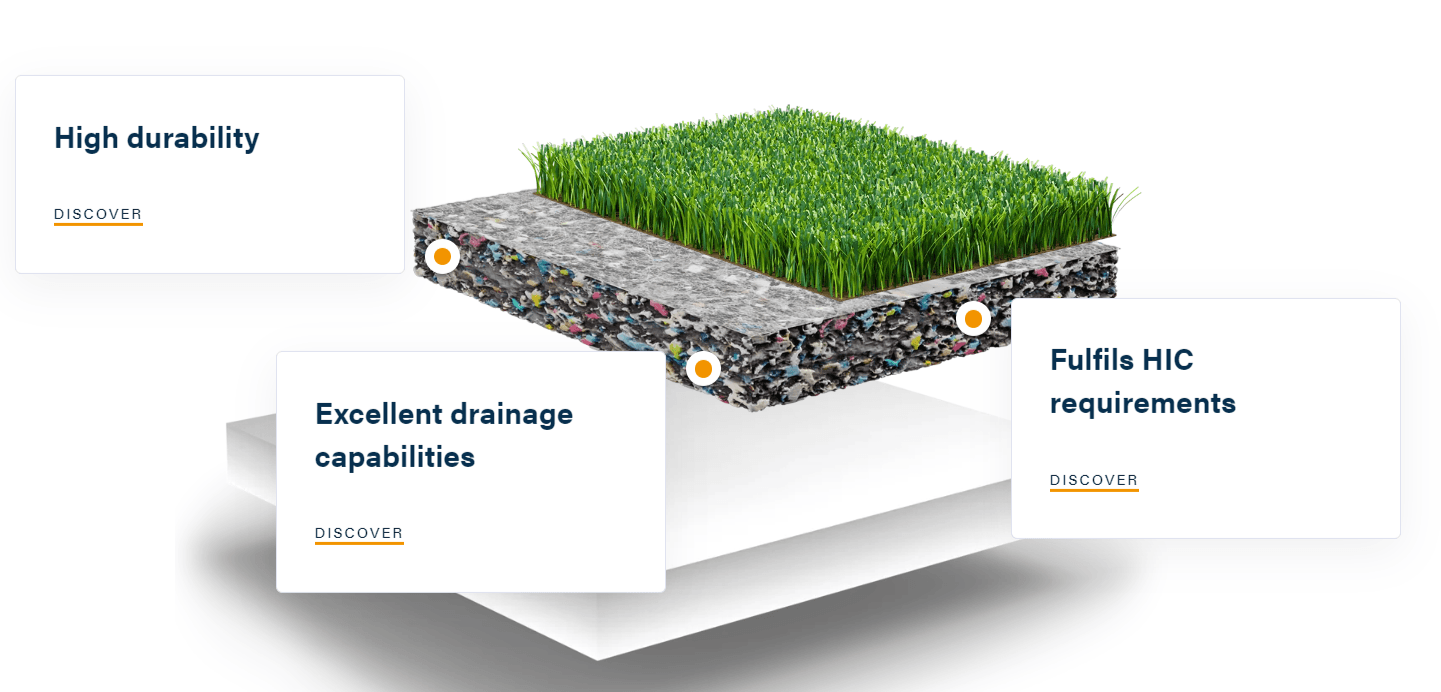 Pro Play Shockpad - Tuda Grass