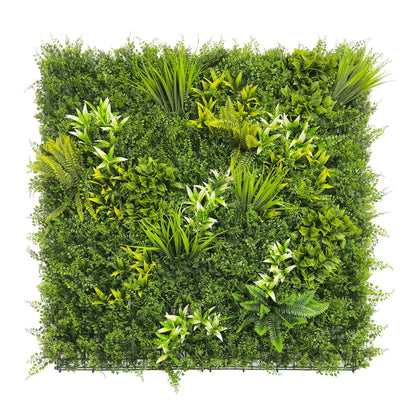 Secret Garden Artificial Living Wall - 1m x 1m