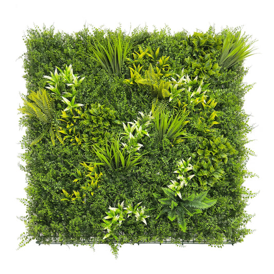 Secret Garden Artificial Living Wall - 1m x 1m