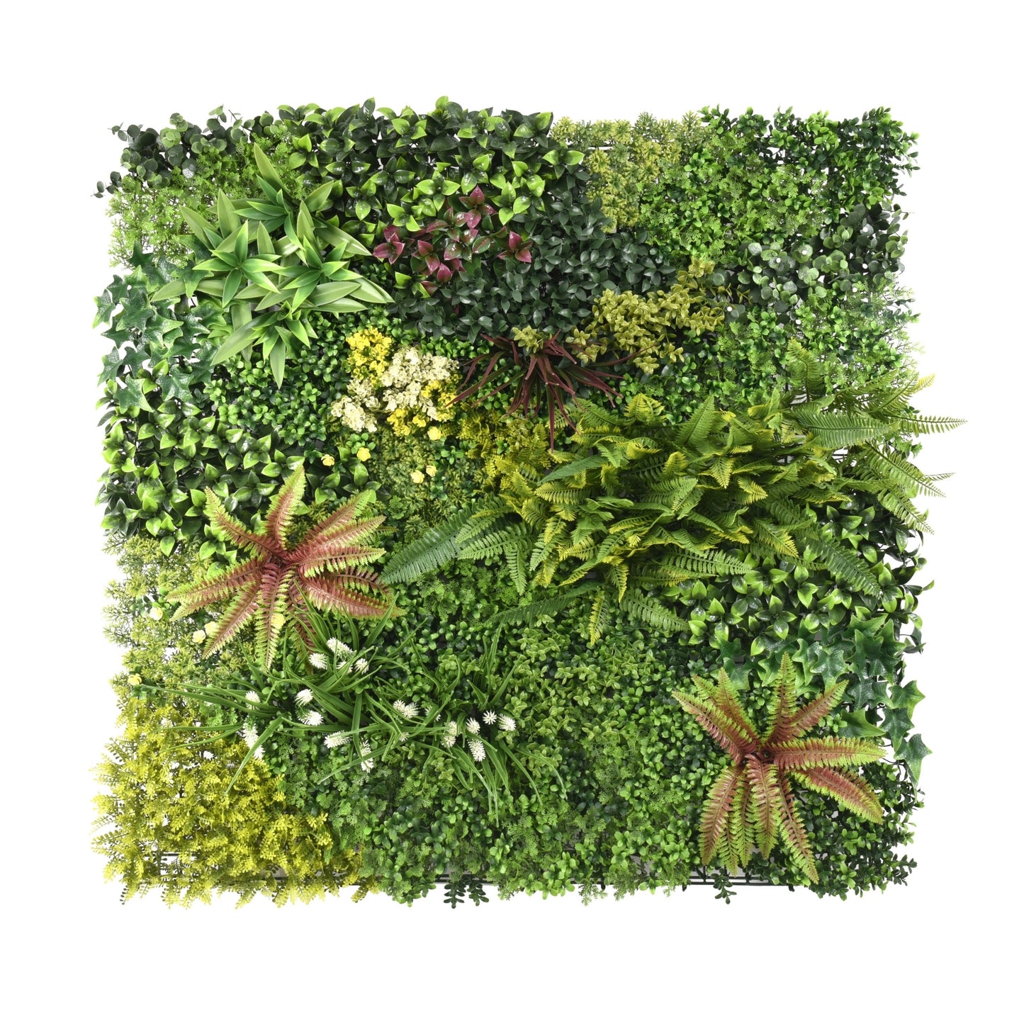Serene Oasis - Artificial Living Wall 1m x 1m - Pack of 3