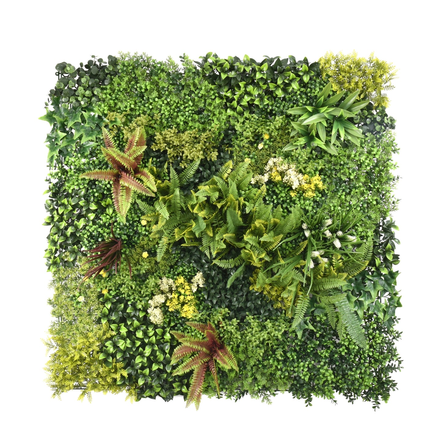 Serene Oasis - Artificial Living Wall 1m x 1m - Pack of 3