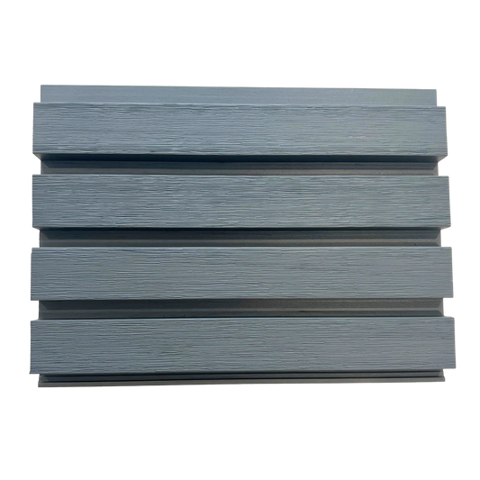 Composite Slatted Cladding – Silver - Series 1