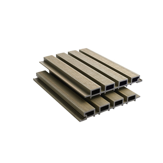 Composite Slatted Cladding Beige - Series 1