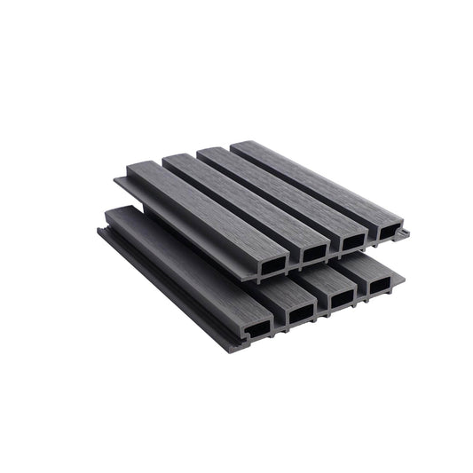 Composite Slatted Cladding Silver - Series 1 - Tuda Grass