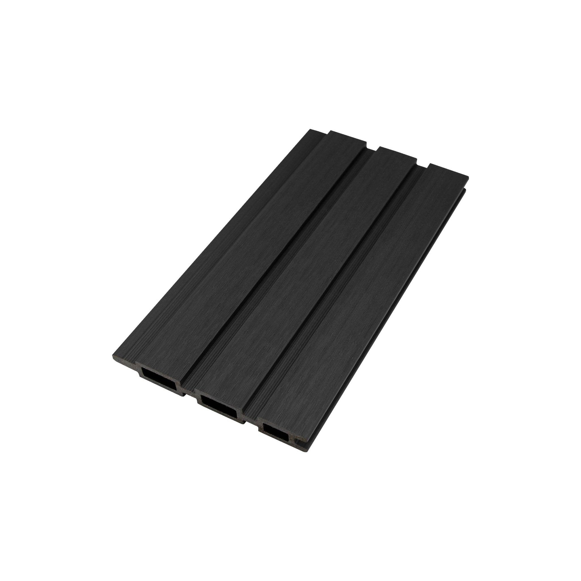 Co-Extrusion Composite Complete Slatted Fencing Kit 16cmx1.83m - 6FT HIGH - Tuda Grass