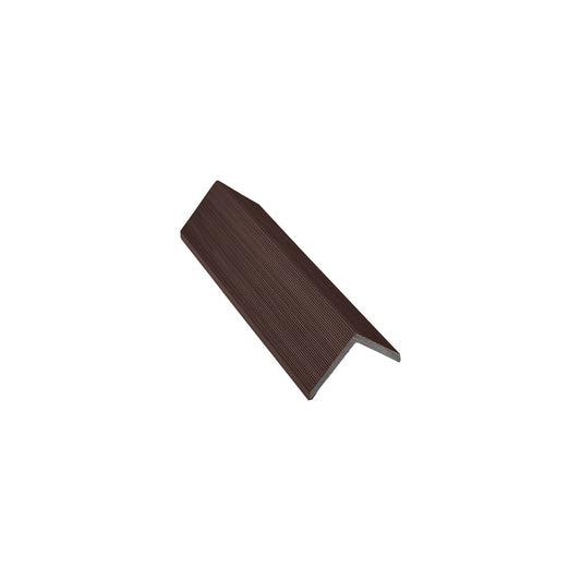 Red Brown Slatted Angle Trim - Tuda Grass