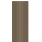 Smoked Oak Acoustic Wood Wall Panel Thin Slat Series 1 - 240/300x60cm - Tuda Grass