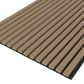 Smoked Oak Acoustic Wood Wall Panel Thin Slat Series 1 - 240/300x60cm