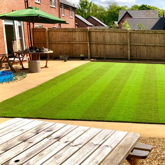 Striped 40mm Artificial Grass