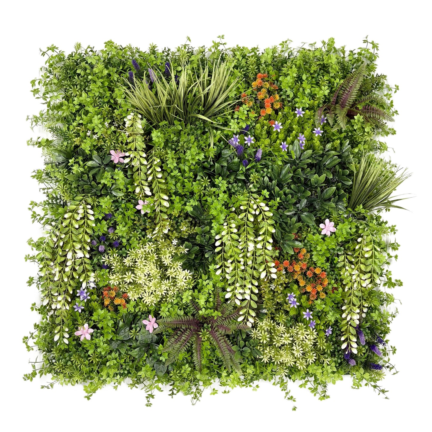 Spring Meadow Artificial Living Wall - 1m x 1m