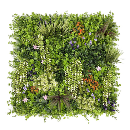 Spring Meadow Artificial Living Wall - 1m x 1m