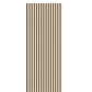 Washed Oak Acoustic Wood Wall Panel Thin Slat Series 1 - 240/300x60cm - Tuda Grass
