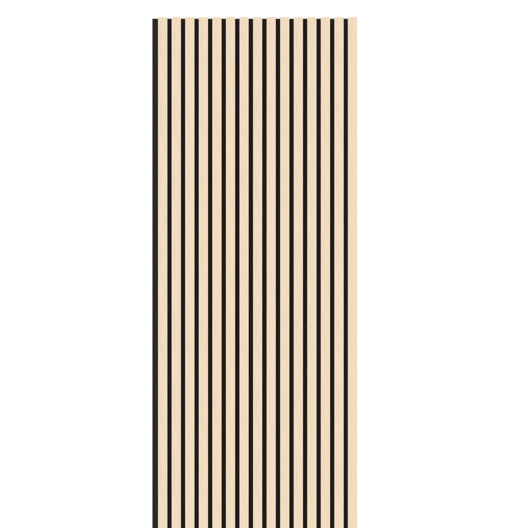 Washed Oak Acoustic Wood Wall Panel Thin Slat Series 1 - 240/300x60cm