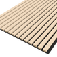 Washed Oak Acoustic Wood Wall Panel Thin Slat Series 1 - 240/300x60cm