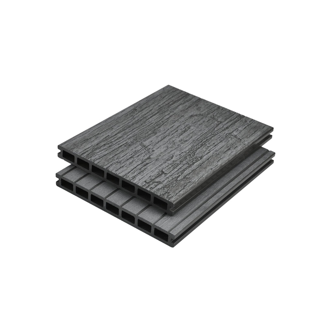 Light Grey Wide Max Woodgrain Board Sample | Tuda Grass