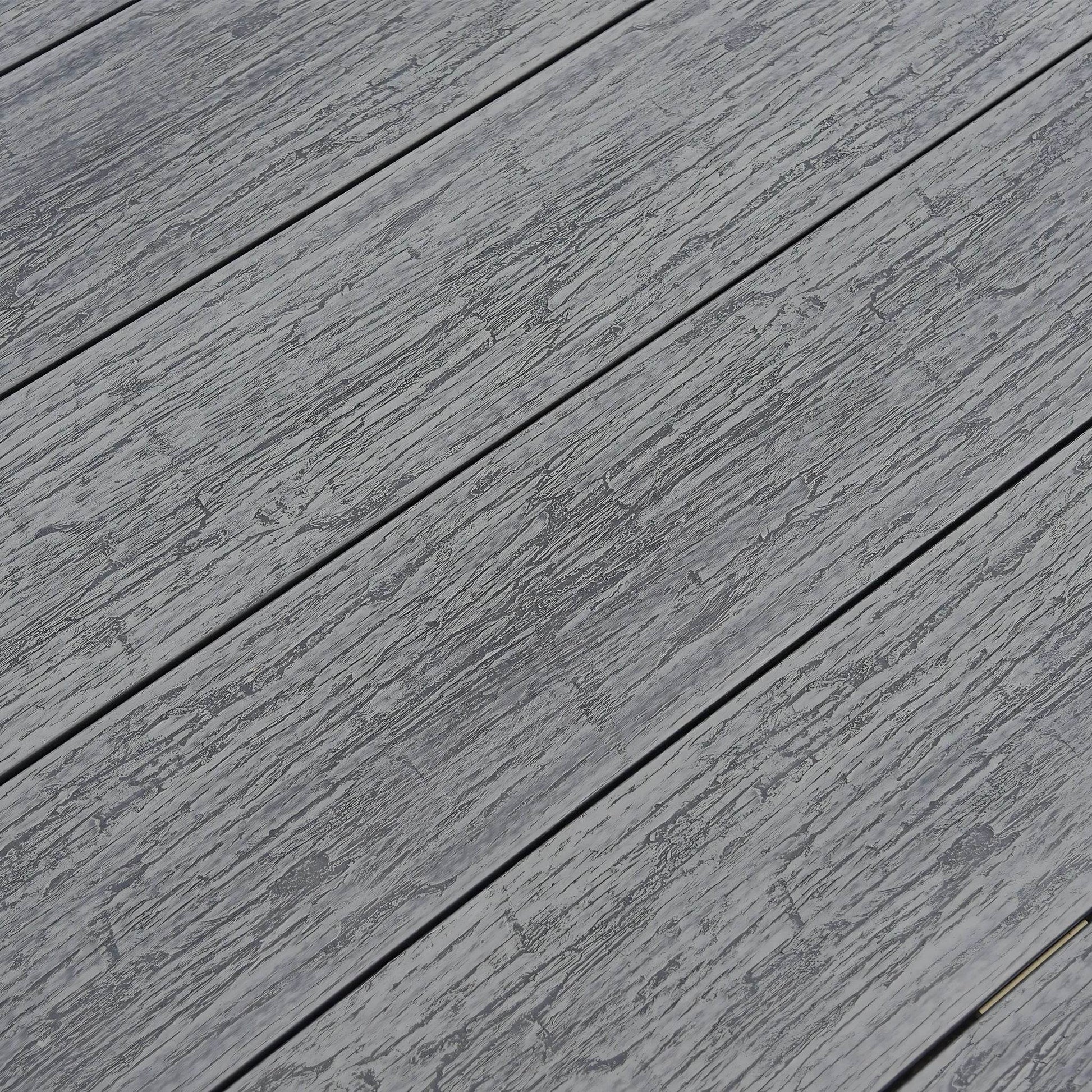 Light Grey Wide Max Woodgrain Board 3.66m - Tuda Grass