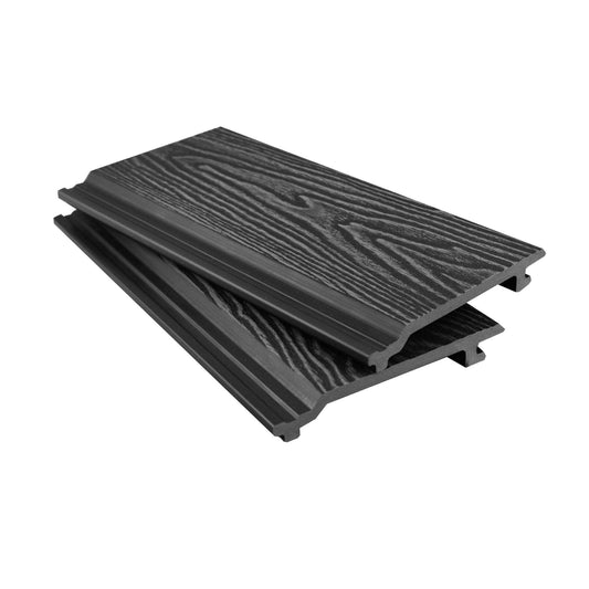Composite Woodgrain Cladding Black - Tuda Grass