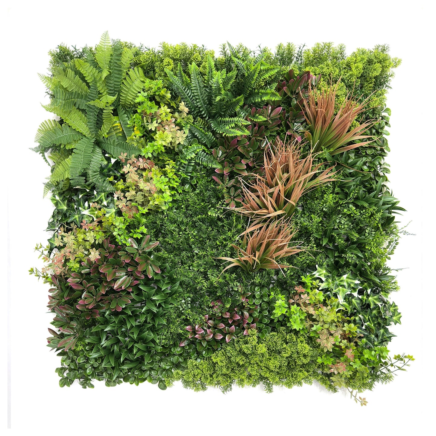 Woodland Ember Artificial Living Wall - 1m x 1m