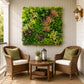 Woodland Ember Artificial Living Wall - 1m x 1m
