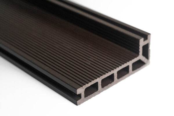 Chocolate Woodgrain Step Edge - Tuda Grass