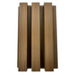 Composite Slatted Cladding – Golden Oak - Series 2