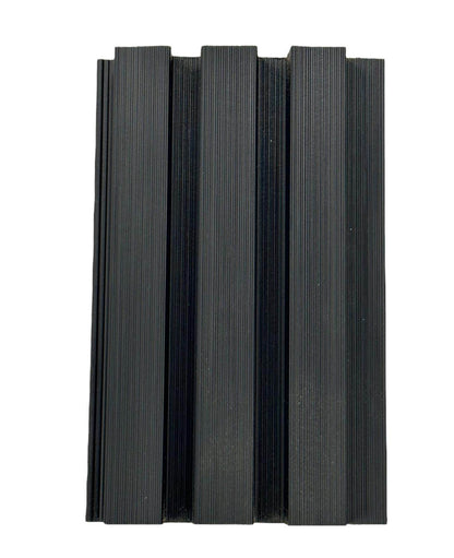 Composite Slatted Cladding Black - Series 2 - Tuda Grass