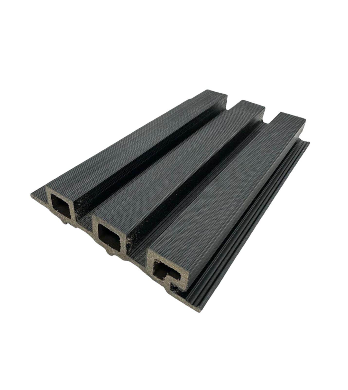 Composite Slatted Cladding – Black - Series 2