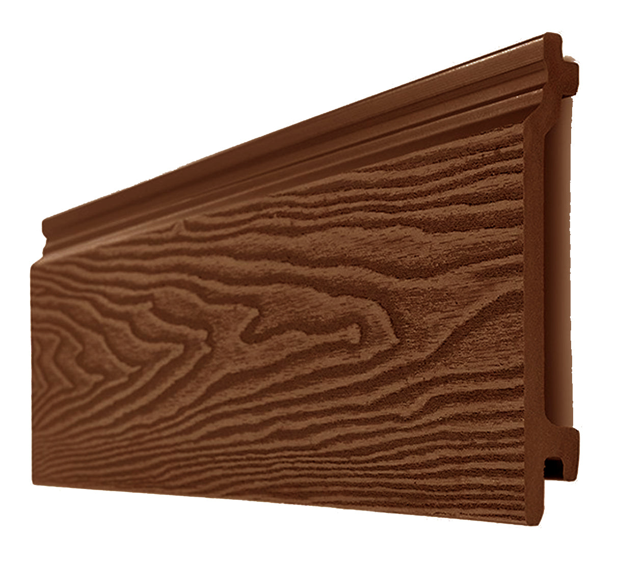 Composite Woodgrain Cladding - Red Brown
